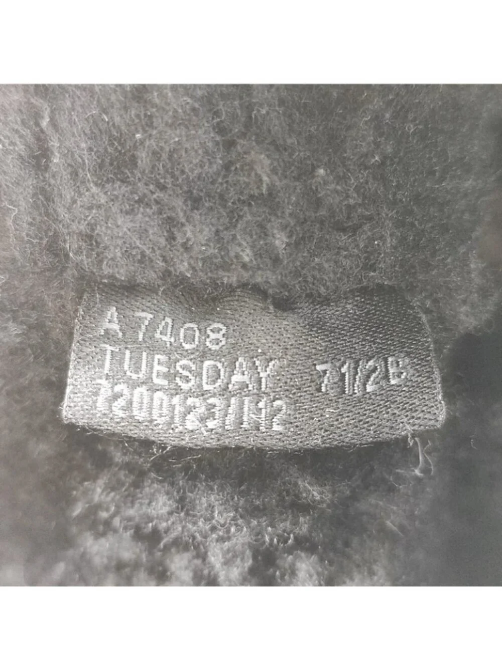 Coach Tuesday Women’s 7.5 US Boots Suede Black Winter Sheepskin Lined A7408 - Picture 8 of 10